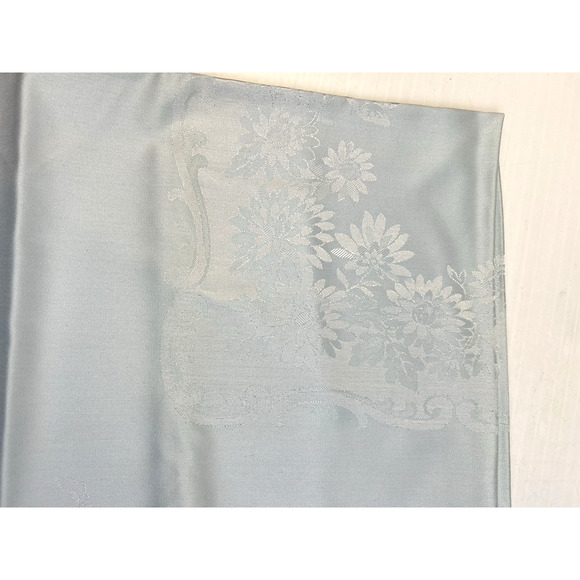 Candlelight Damask Tablecloth (54" x 54") and 4Napkins (14 x 14) Dresden Blue - Picture 9 of 10